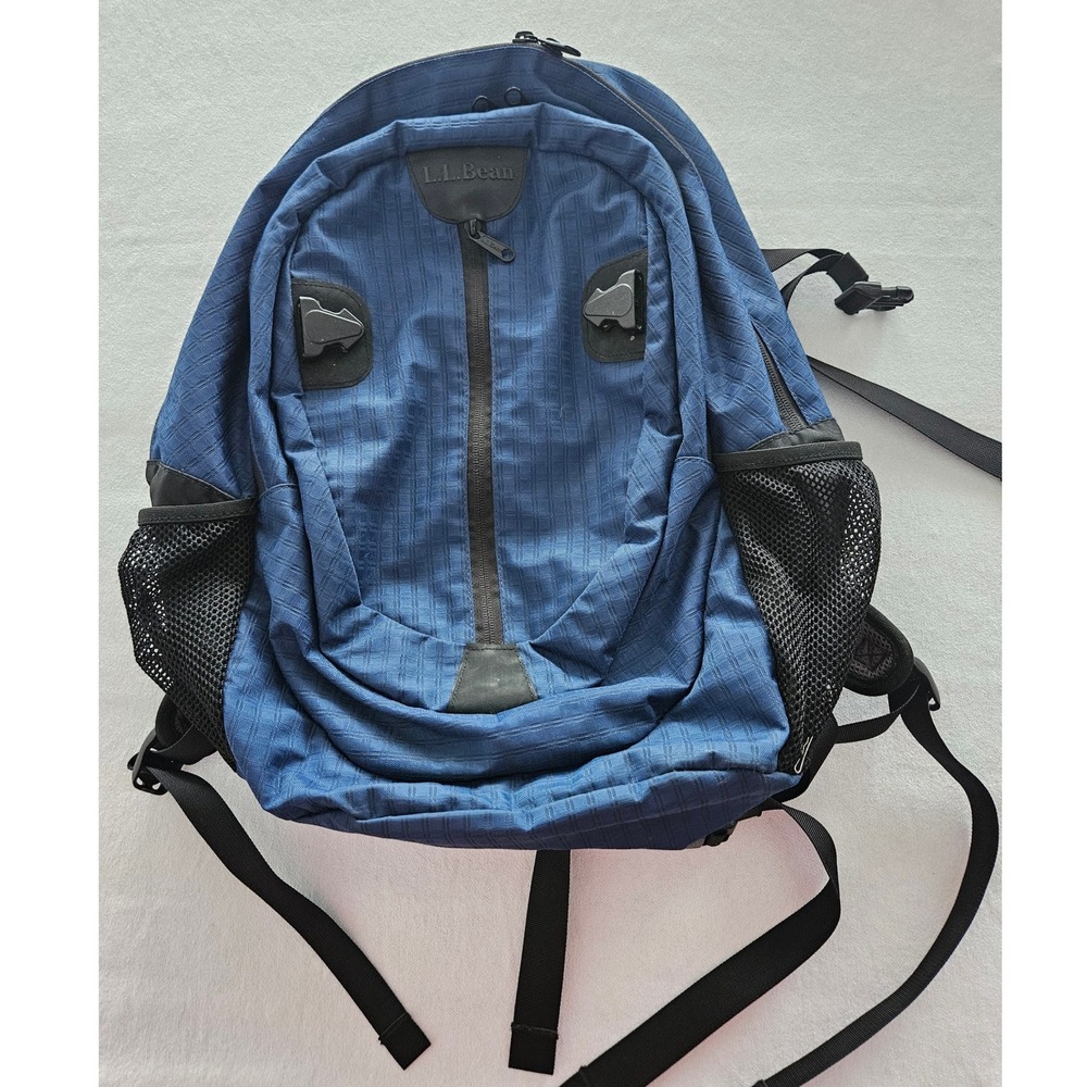 Y2K L.L.Bean Classic Nylon Backpack OJUS6 Vintage School Daypack USA 18x15